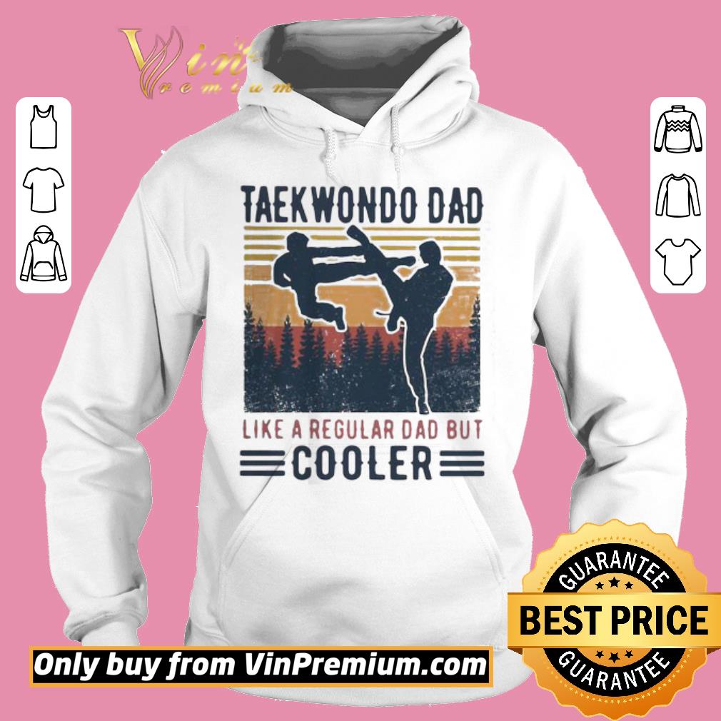 Hot Taekwondo Dad Like A Regular Dad But Cooler Vintage shirt