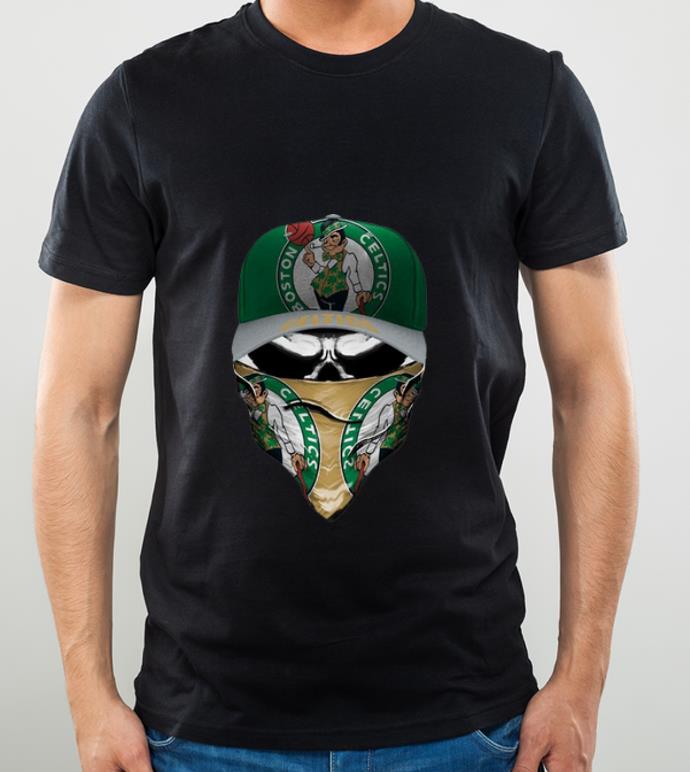 Great Boston Celtics Skull Face Mask shirt