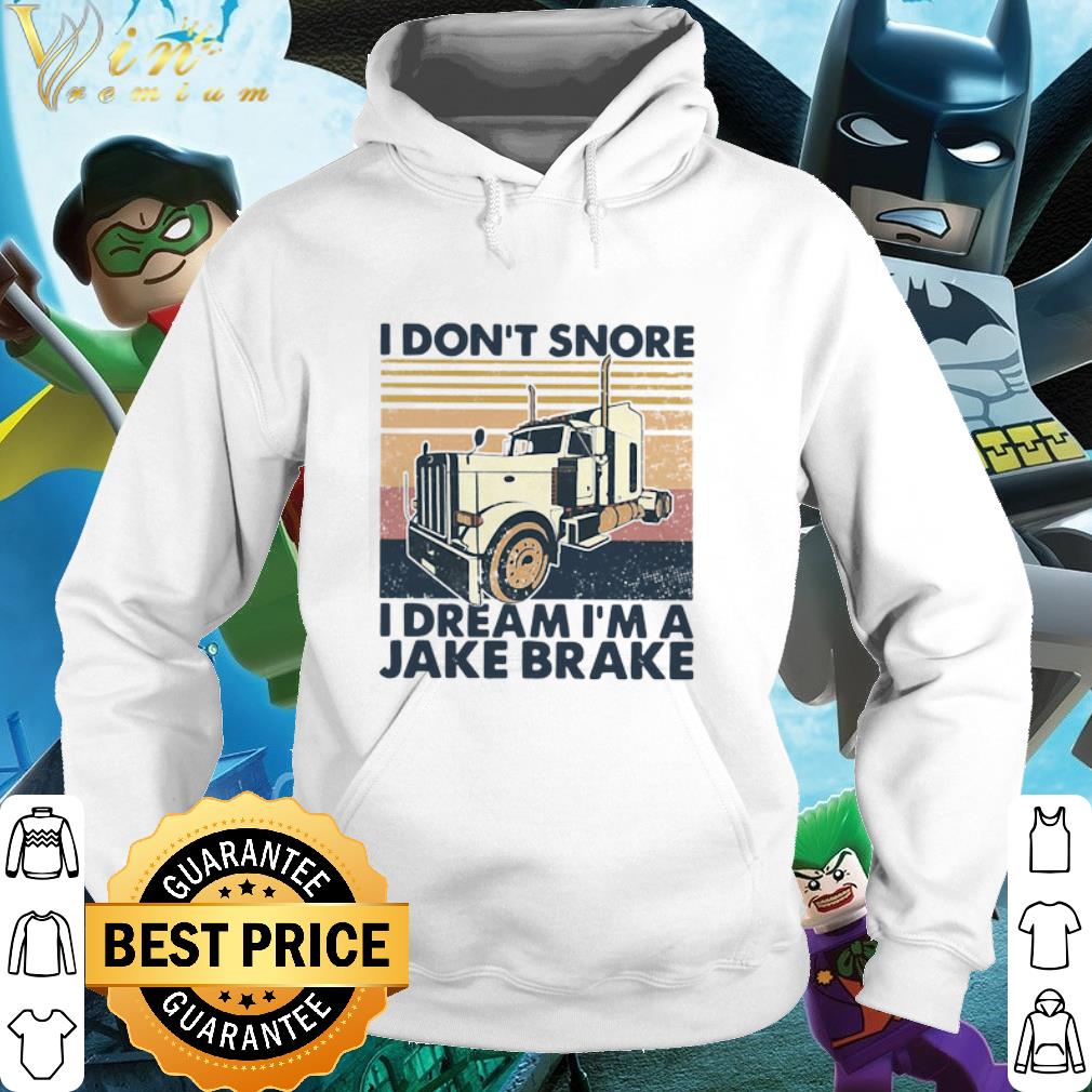 Cool I don’t snore I dream I’m a jake brake vintage shirt 6 Cool I don’t snore I dream I’m a jake brake vintage shirt