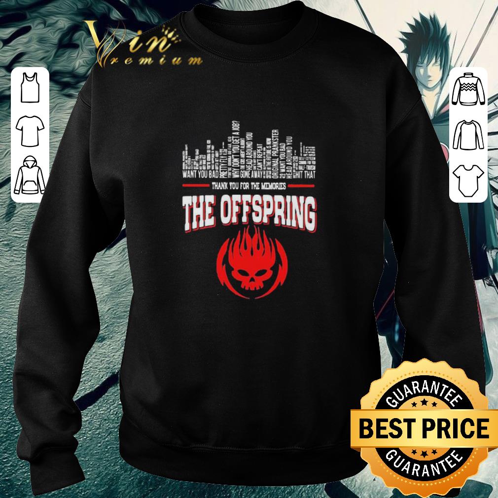 Awesome Thank You For The Memories The Offspring Conspiracy Of One Album shirt
