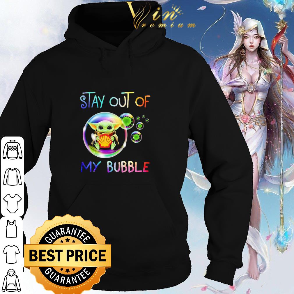 Top Baby Yoda Hug Shell Stay Out Of My Bubble Star Wars shirt