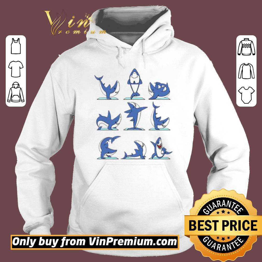 Awesome Sharks Yoga funny shirt 6 Awesome Sharks Yoga funny shirt