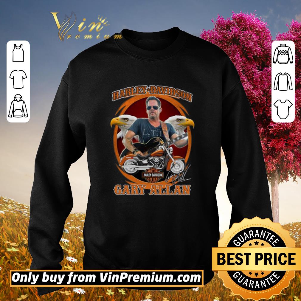 Pretty Motor Harley Davidson Cycles Gary Allan Signature shirt