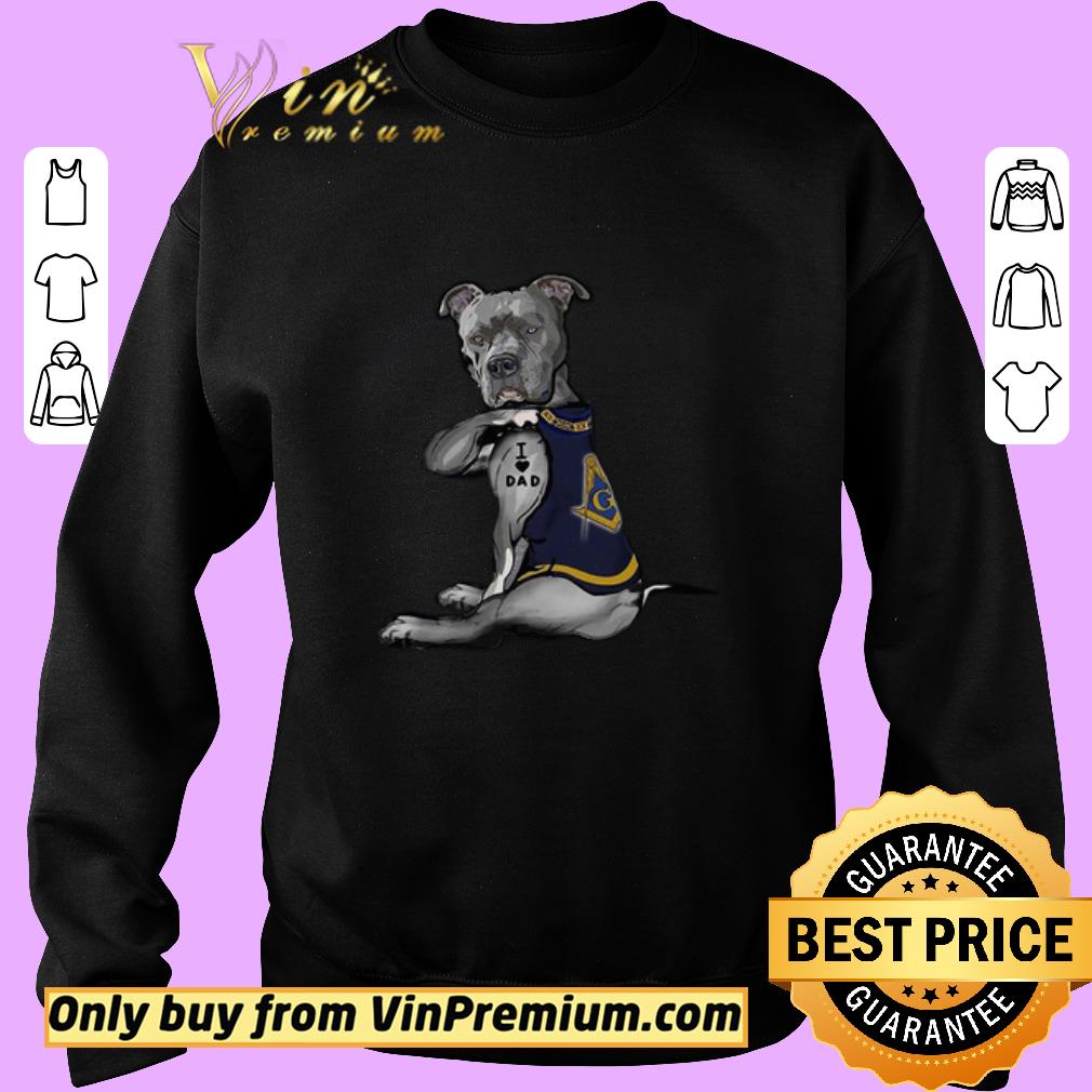 Awesome Dog Pitbull I Love Mom Tattoo Gift shirt 6 Awesome Dog Pitbull I Love Mom Tattoo Gift shirt