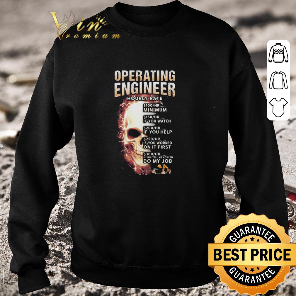 Funny Skull Operating Engineer Hourly Rate shirt 6 Funny Skull Operating Engineer Hourly Rate shirt