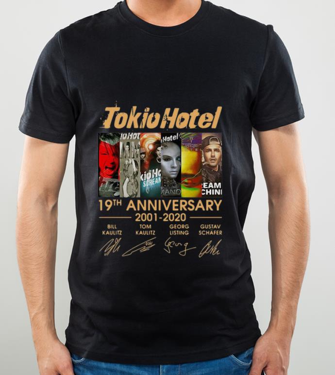 Premium Tokio Hotel 19th Anniversary 2001-2020 Signatures shirt