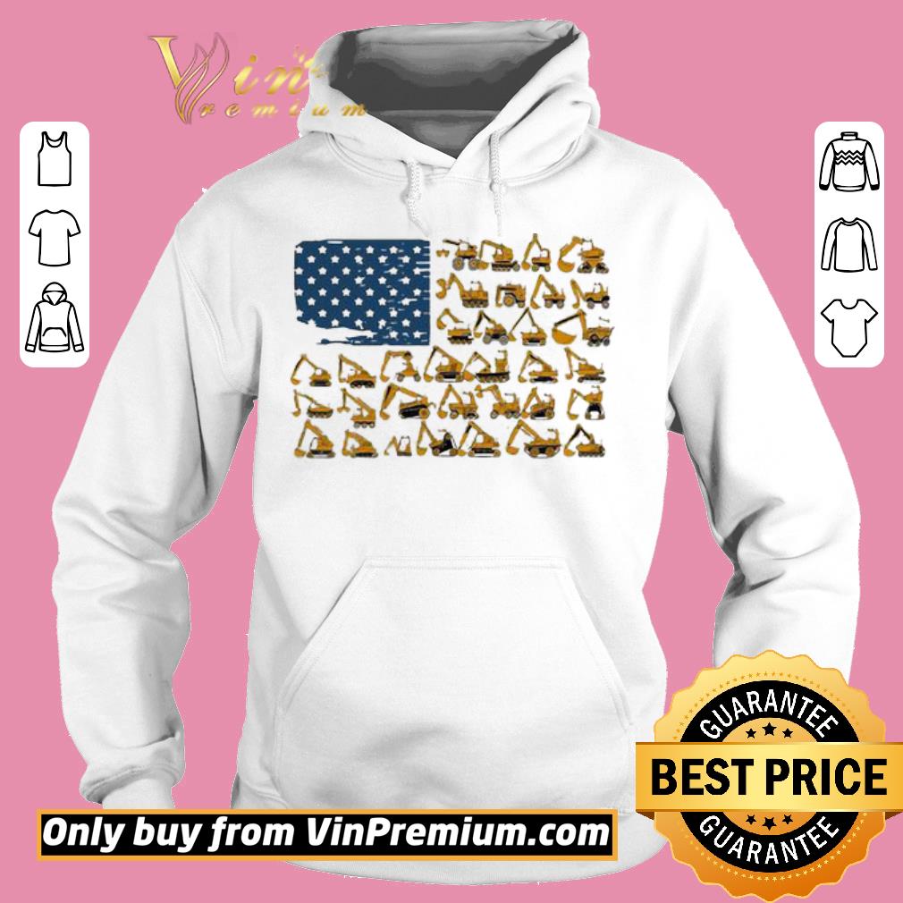 Pretty Farmer excavator american flag independence day shirt 6 Pretty Farmer excavator american flag independence day shirt