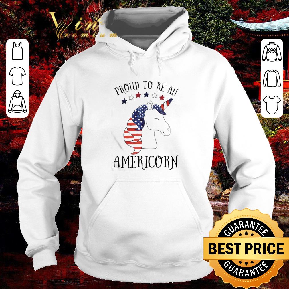 Top Unicorn Proud To Be An Americorn 4th Of July Independence Day shirt