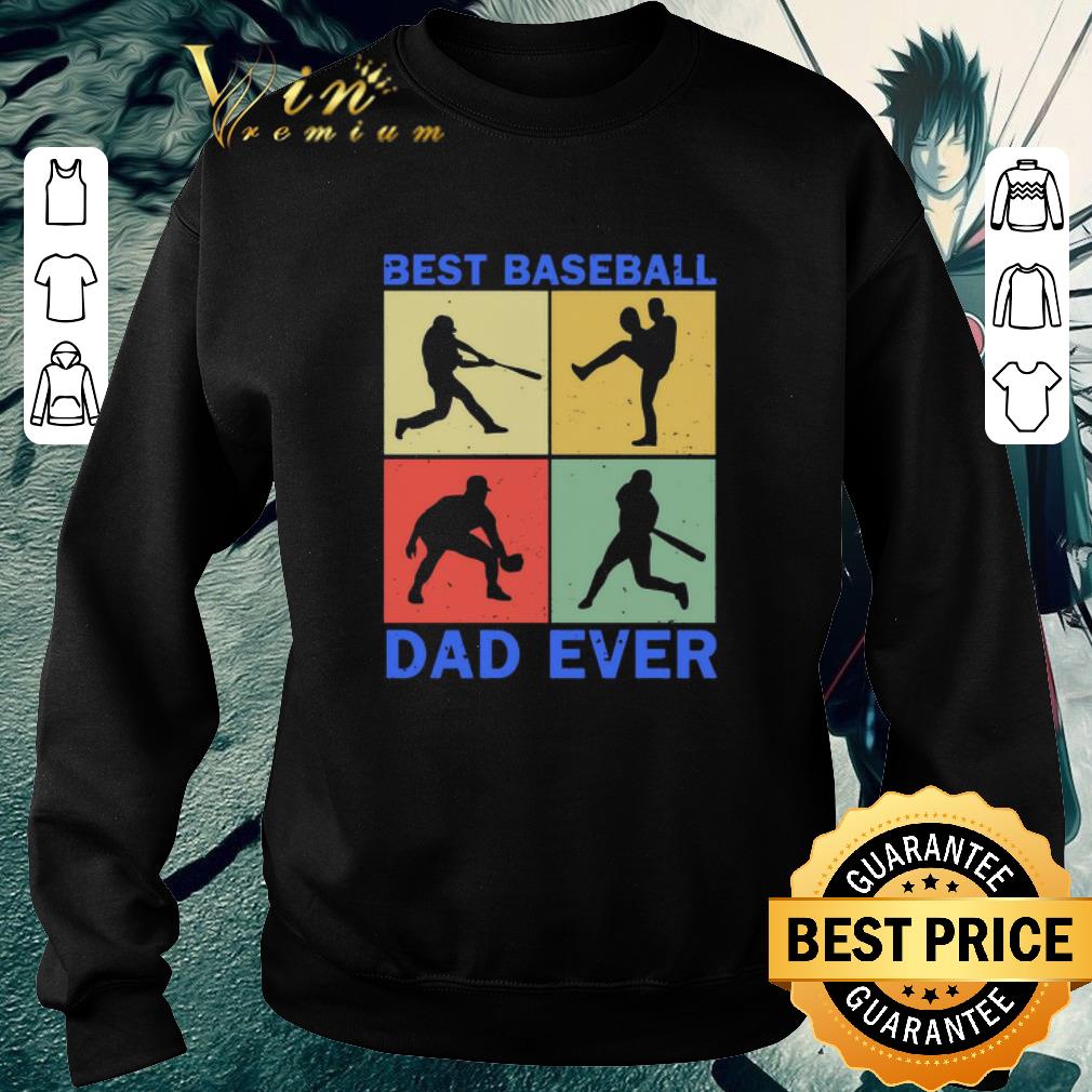 Awesome Best Baseball Dad Ever Father's Day shirt