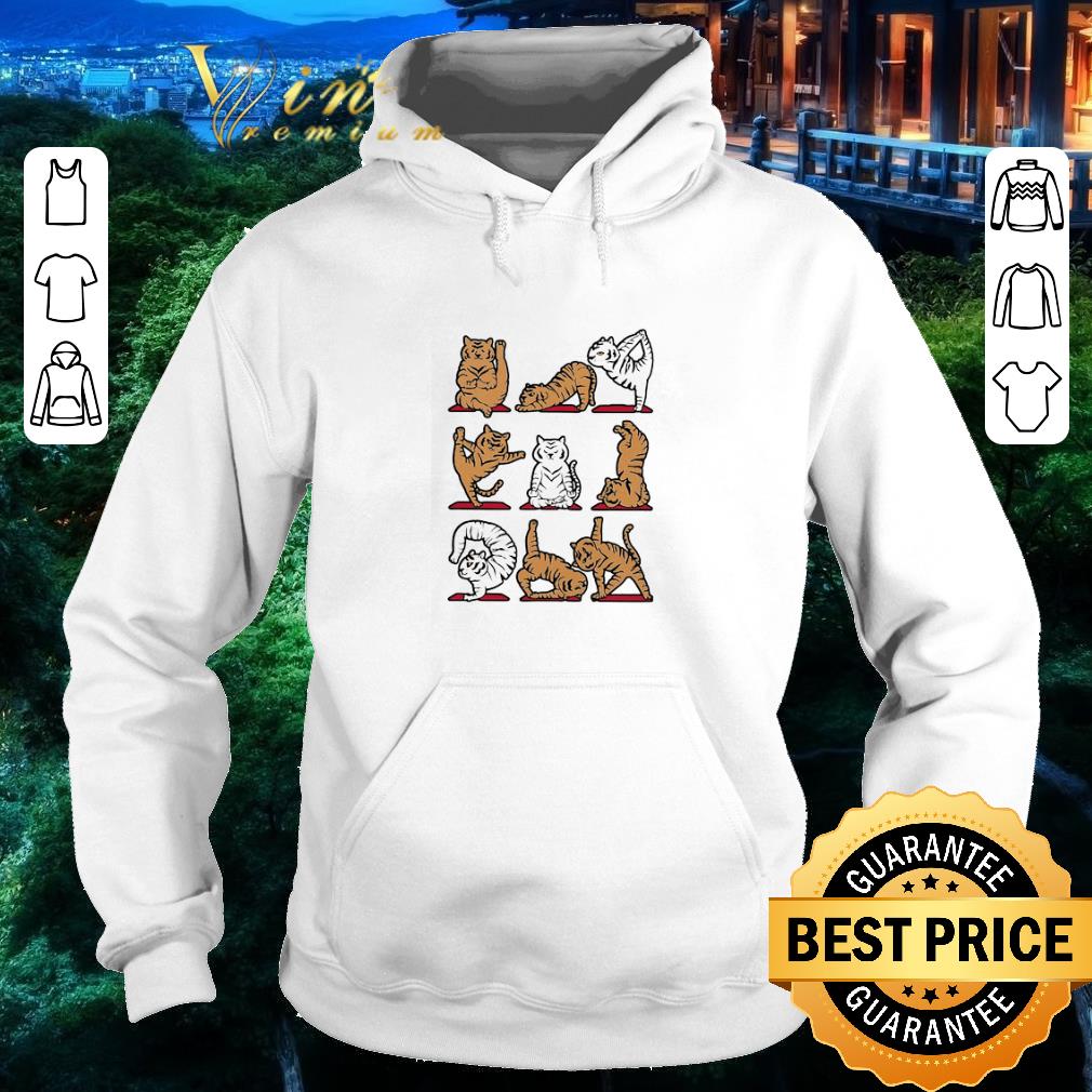 Nice Tigers Doing Yoga shirt