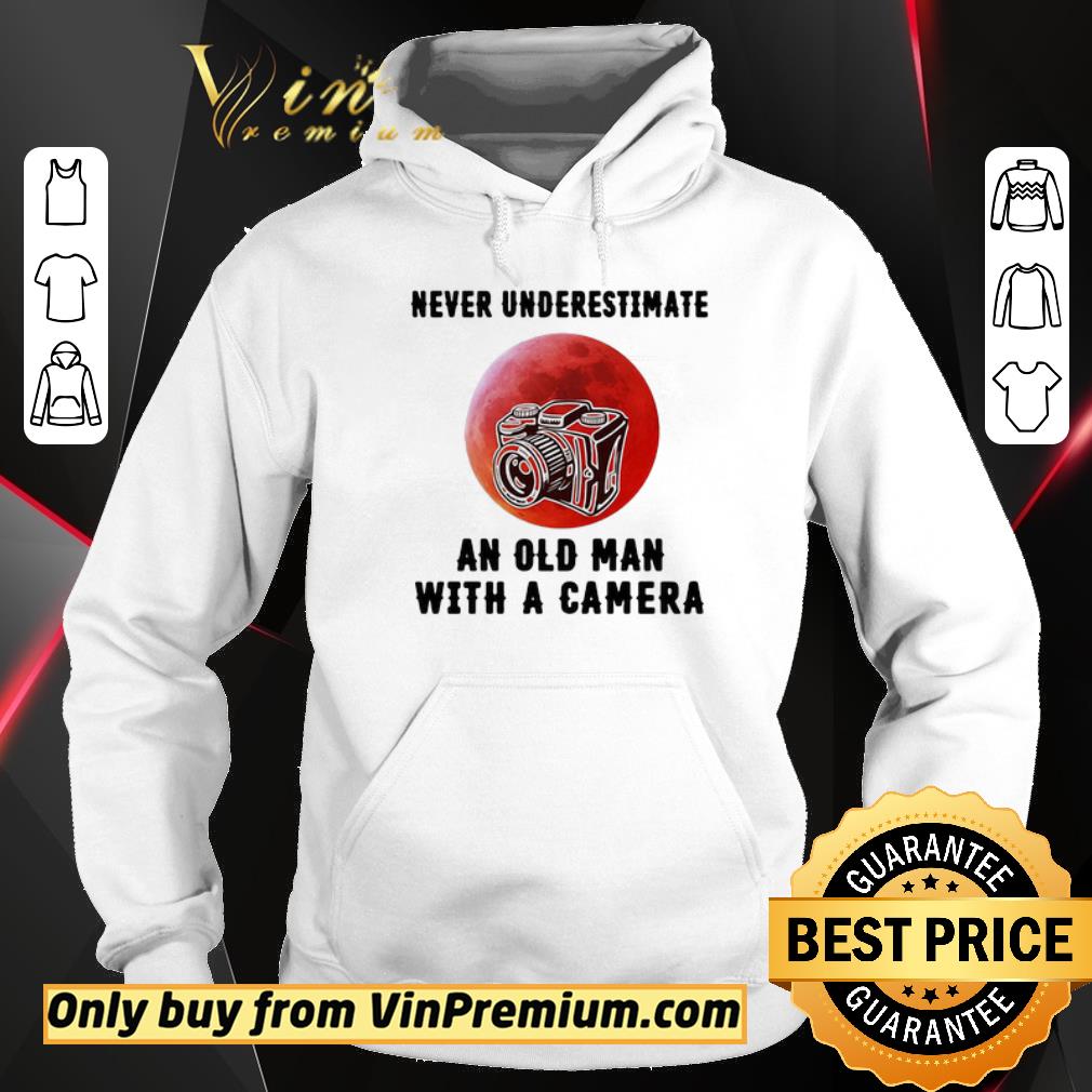 Hot Never underestimate an old man with a came shirt