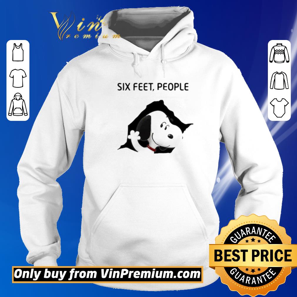 Hot Snoopy torn paper six feet people shirt 6 Hot Snoopy torn paper six feet people shirt