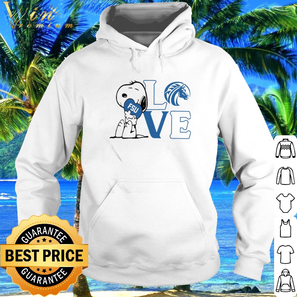 Premium Snoopy Love Fayetteville State University Athletics shirt