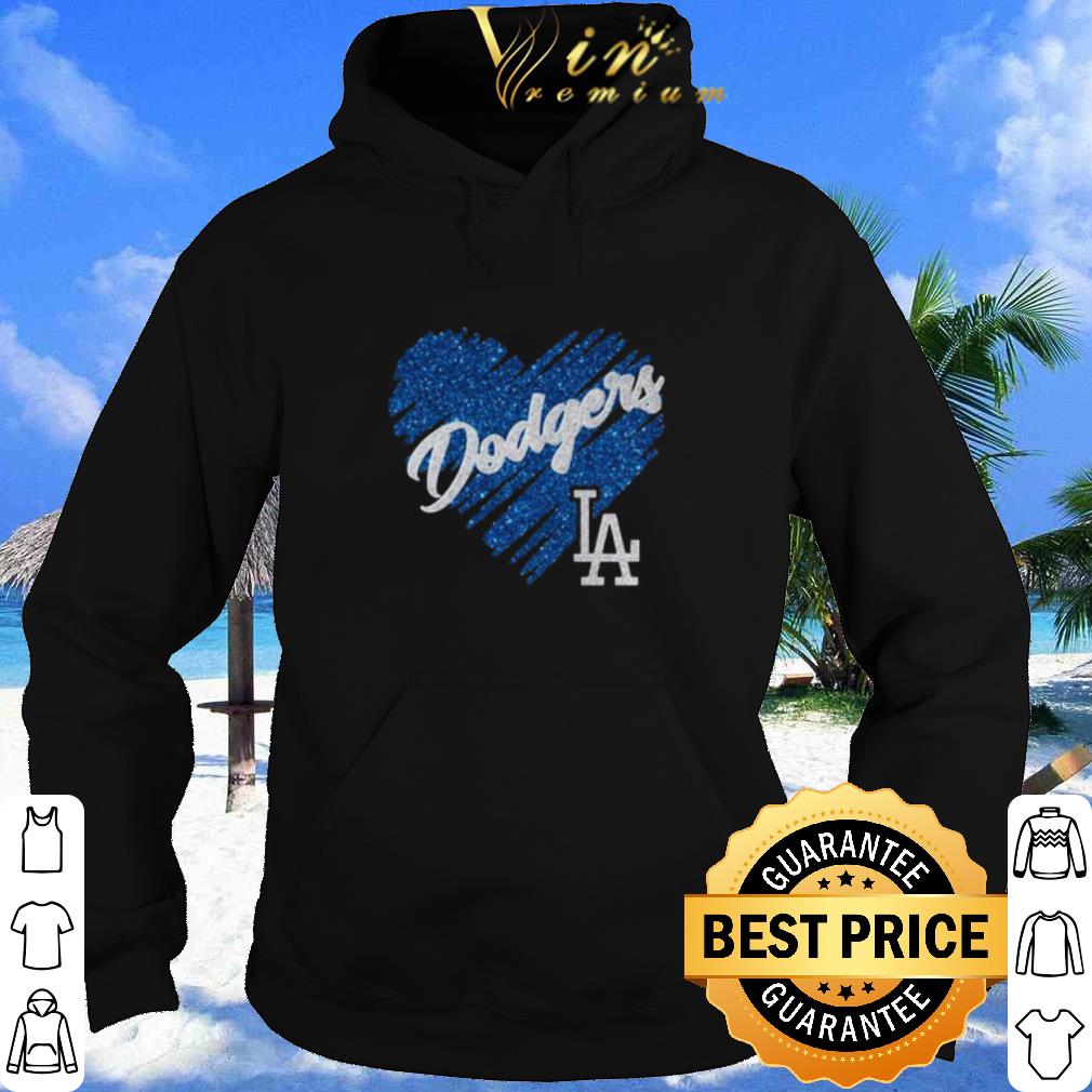 Top Diamond Heart Los Angeles Dodgers shirt