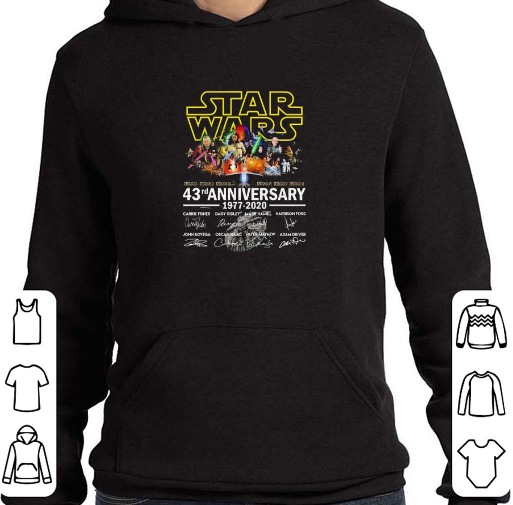 Premium Star Wars Universe 43rd Anniversary 1977-2020 Signatures shirt 6 Premium Star Wars Universe 43rd Anniversary 1977-2020 Signatures shirt