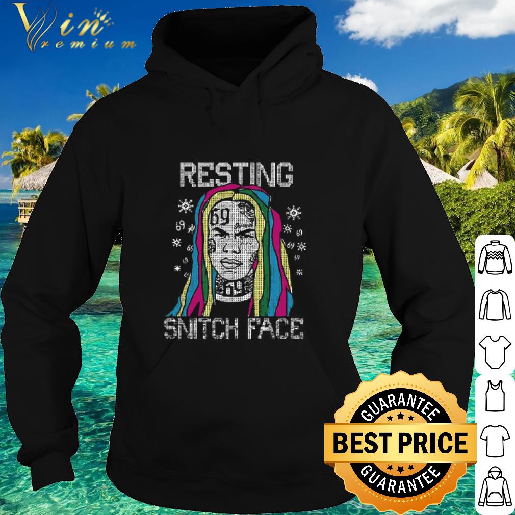 Nice Tekashi 6ix9ine Resting Snitch Face Ugly Christmas shirt