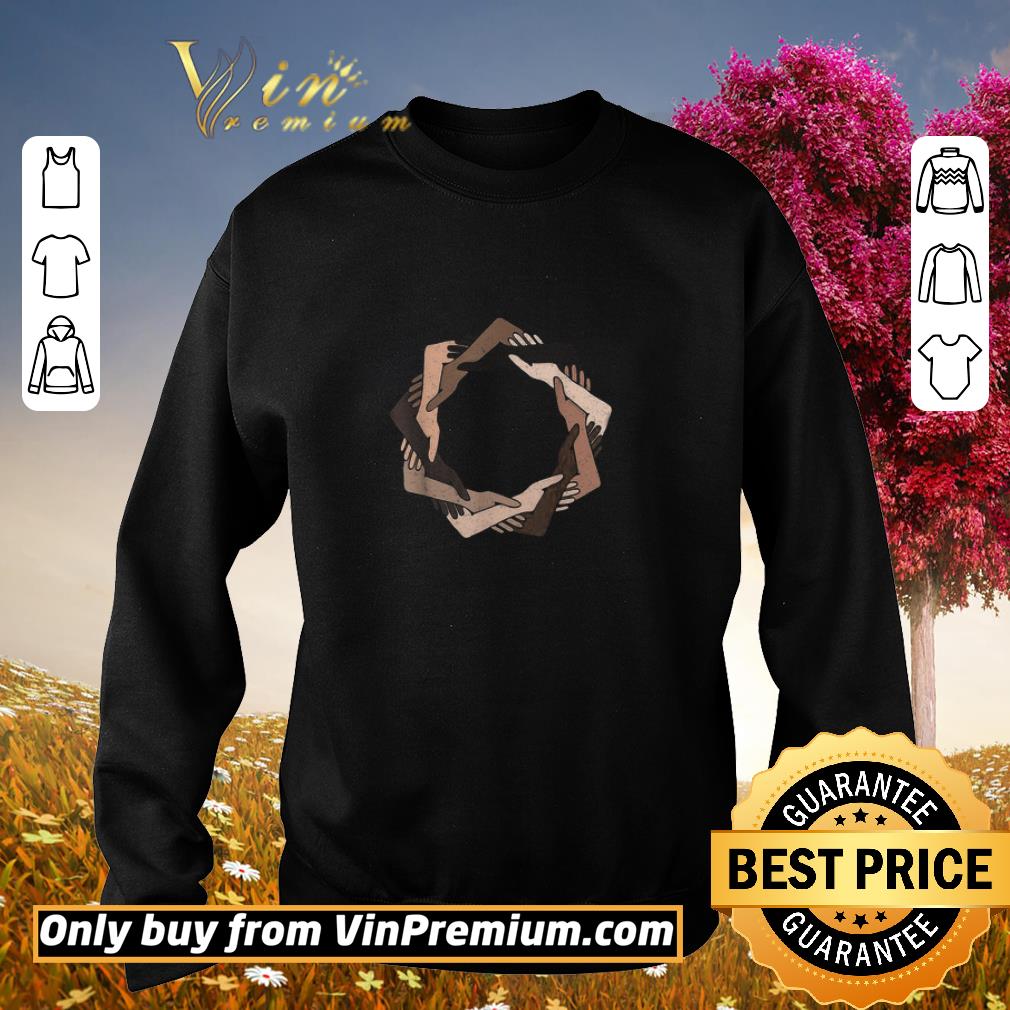 Pretty We Are One Human Family Nine Pointed Star Bahai Clothing shirt