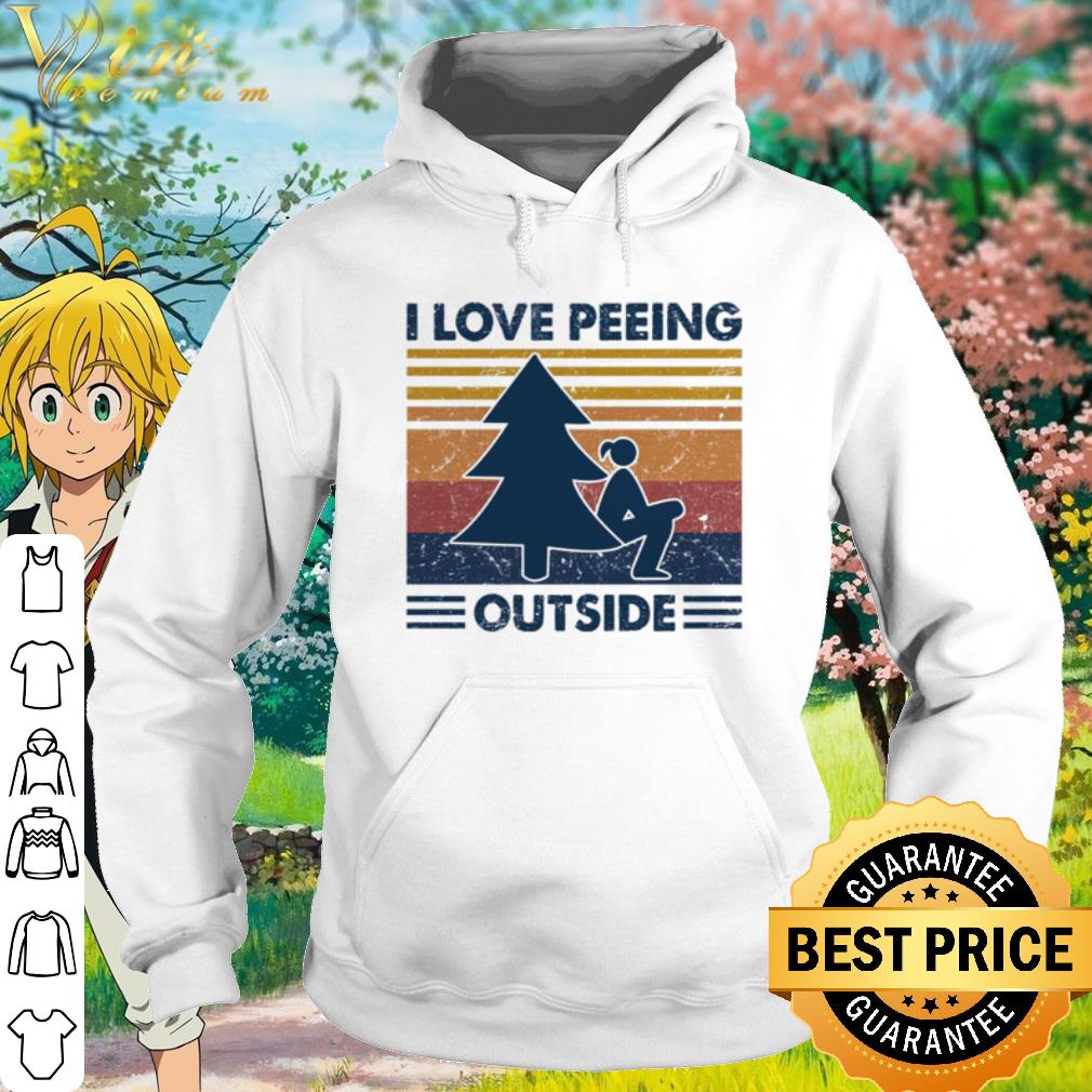 Official I love peeing outside vintage shirt