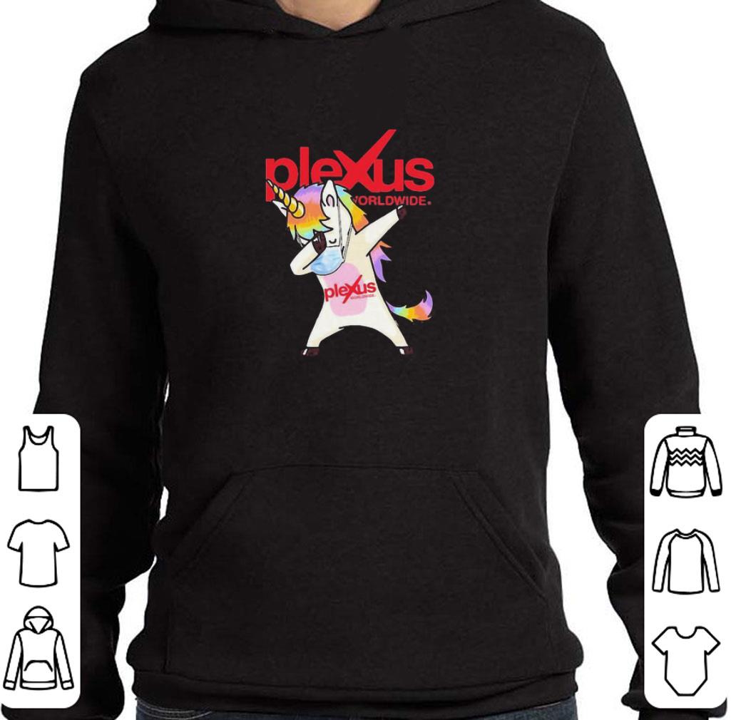 Premium Dabbing Unicorn Mask Plexus Coronavirus shirt