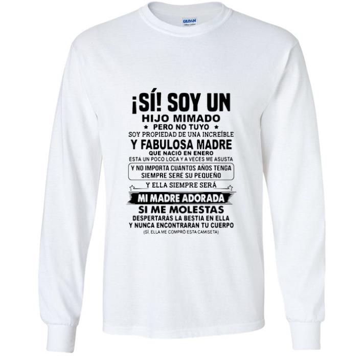 Original Isi Soy Un Hijo Mimado Pero No Tuyo shirt