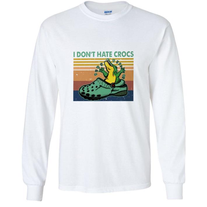 Great Vintage Crocodile I Don’t Hate Crocs shirt