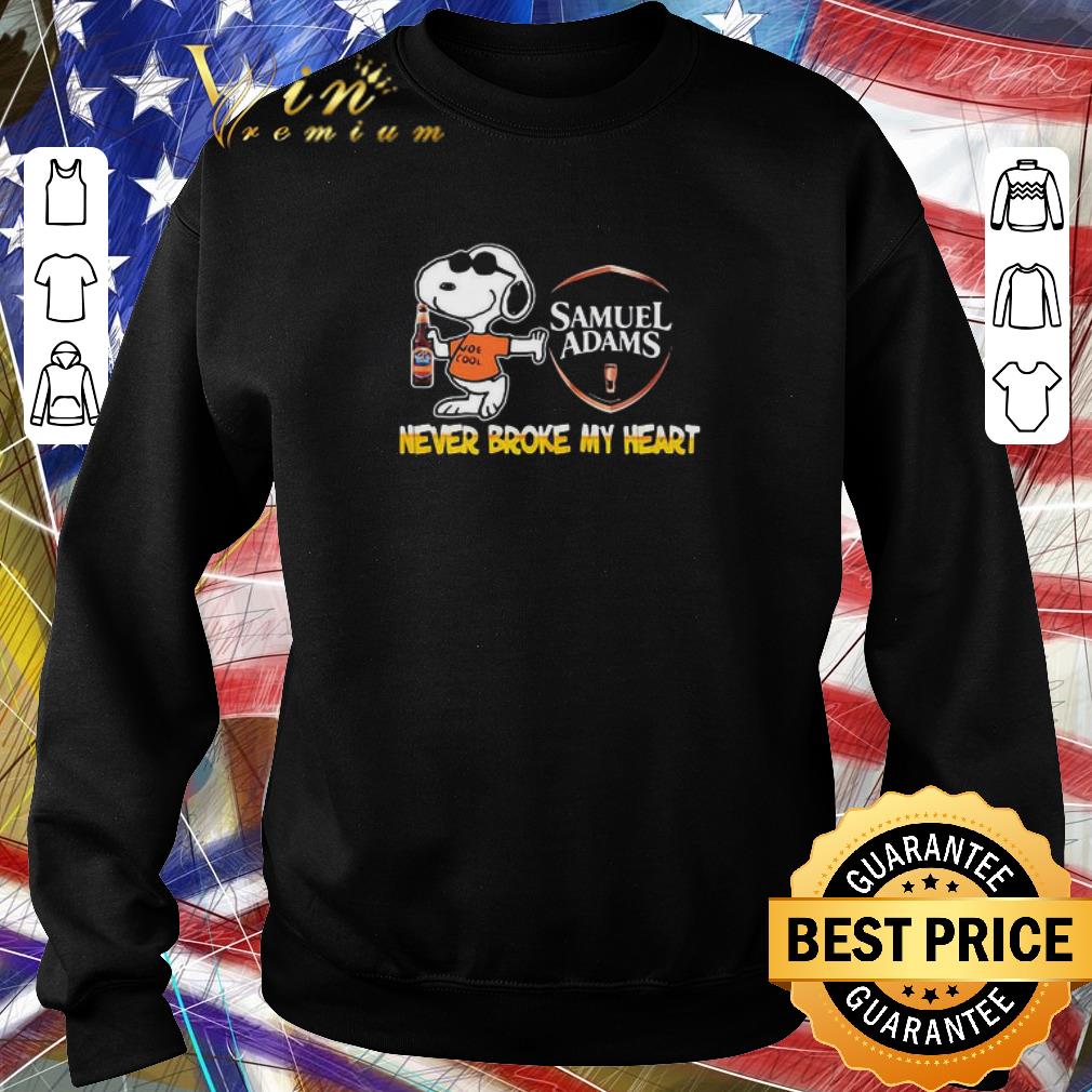 Original Snoopy Hug Samuel Adams Boston Lager Never Broke My Heart shirt 6 Original Snoopy Hug Samuel Adams Boston Lager Never Broke My Heart shirt