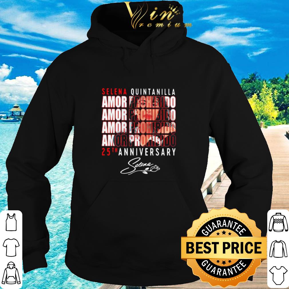 Best Selena Quintanilla Amor Prohibido 25th Anniversary Signature shirt