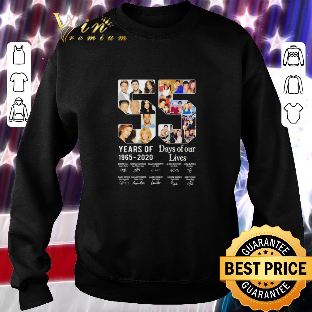 Nice 55 years of 1965 2020 days of our lives movie characters signatures shirt 6 Nice 55 years of 1965 2020 days of our lives movie characters signatures shirt