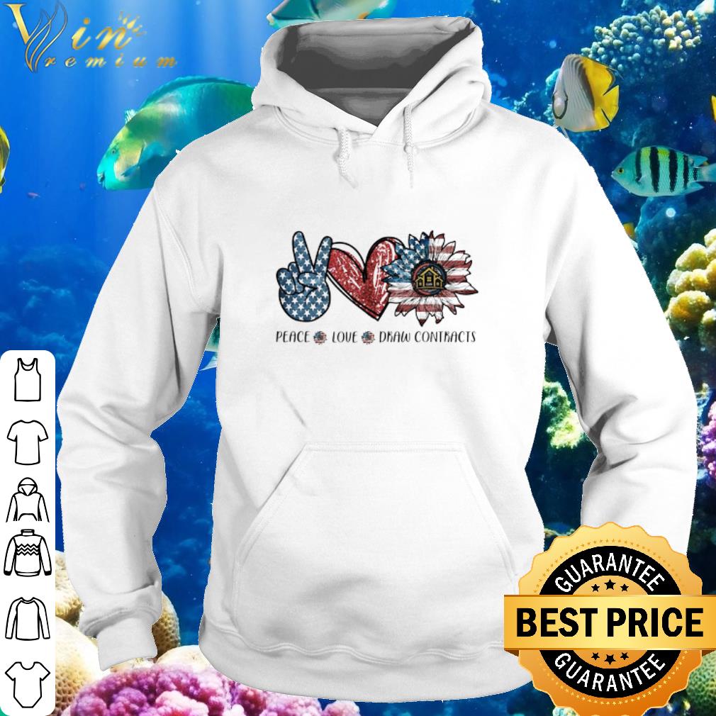 Official Peace Love Draw Contracts Sunflower 4th Of July American Flag shirt 6 Official Peace Love Draw Contracts Sunflower 4th Of July American Flag shirt