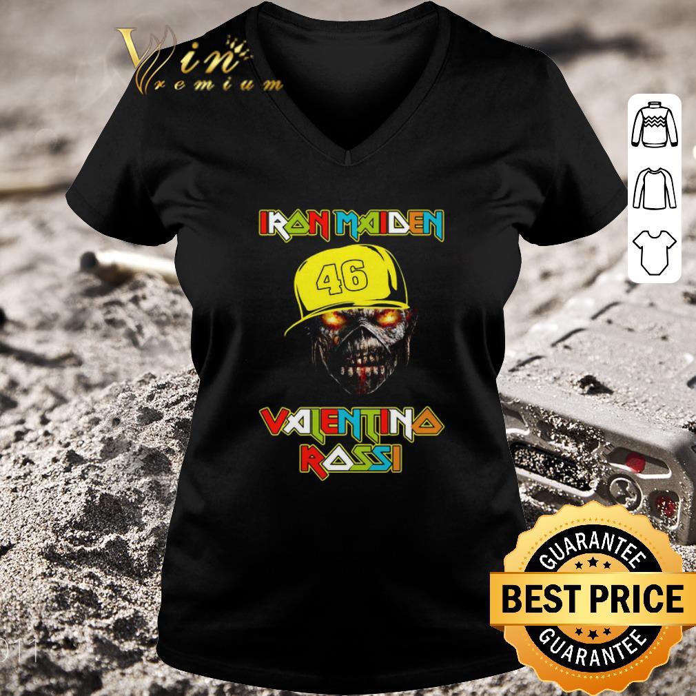 Hot Iron Maiden Eddie VR46 Valentino Rossi shirt 3 Hot Iron Maiden Eddie VR46 Valentino Rossi shirt 3