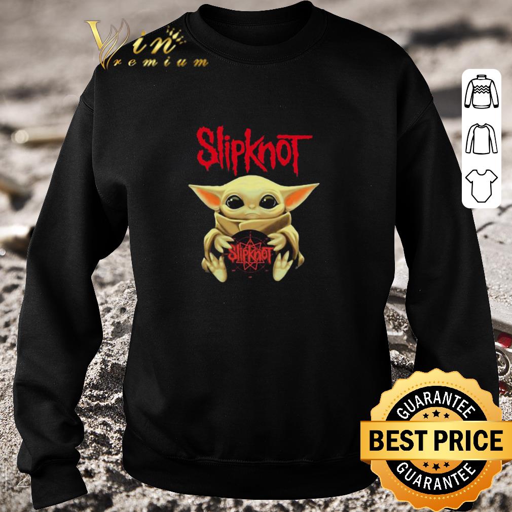 Awesome Baby Yoda Hug Slipknot Album Star Wars shirt