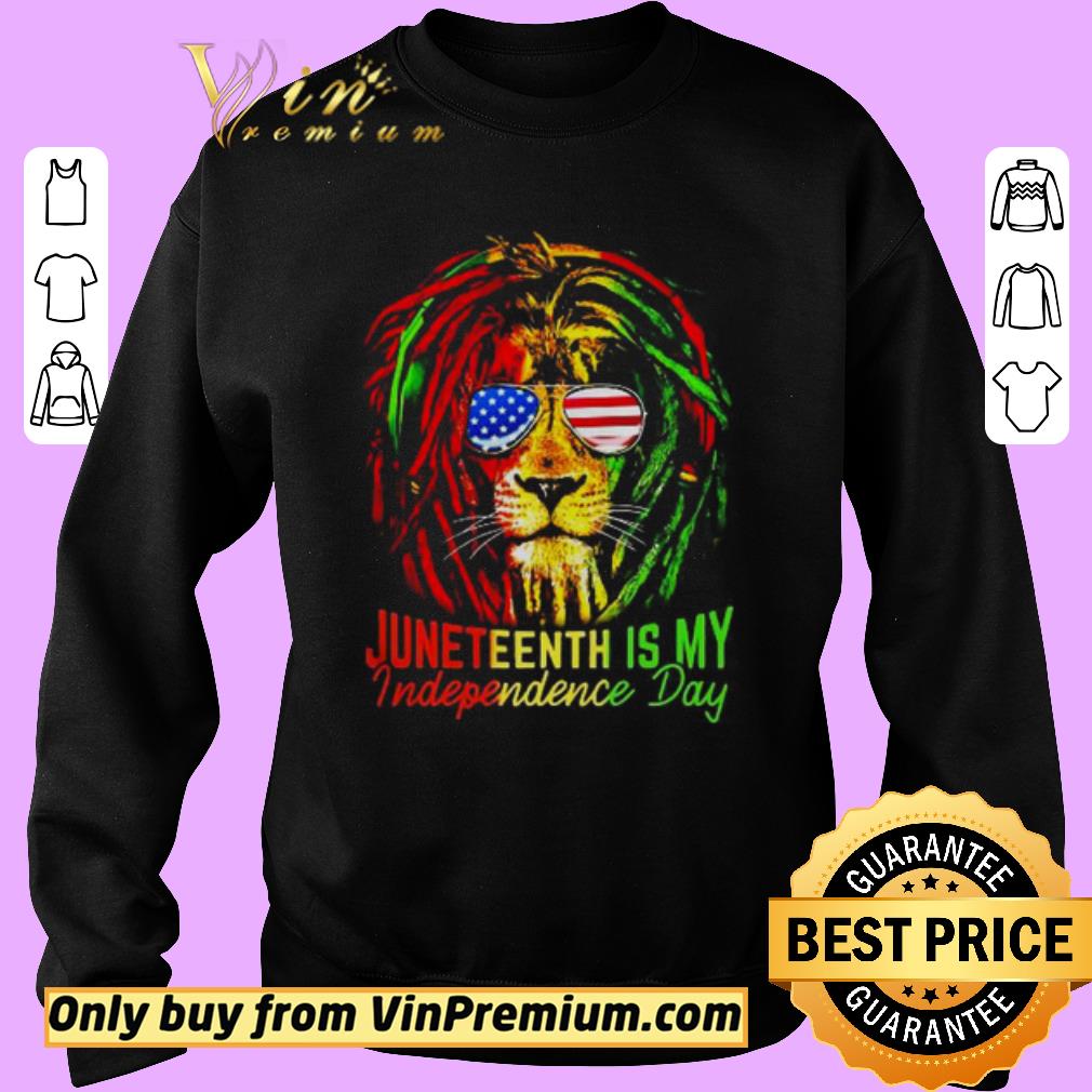 Awesome Lion juneteenth is my independence day shirt 6 Awesome Lion juneteenth is my independence day shirt