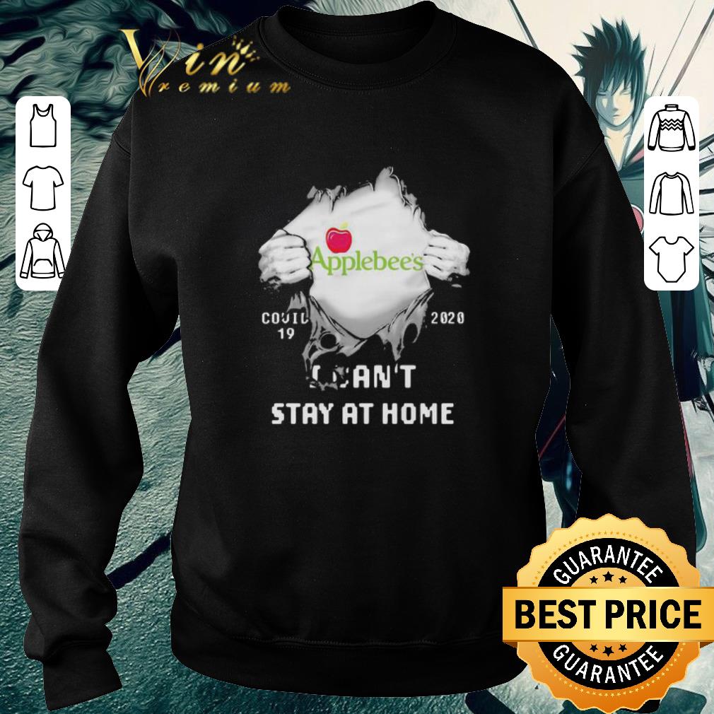 Pretty Applebee’s Covid-19 2020 I Can’t Stay At Home shirt