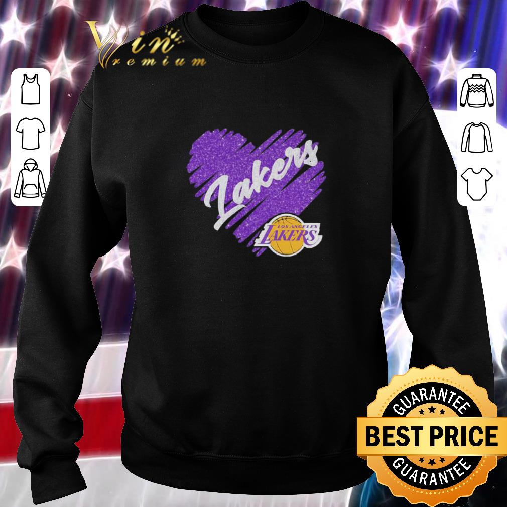 Official Love Los Angeles Lakers Heart Diamond shirt