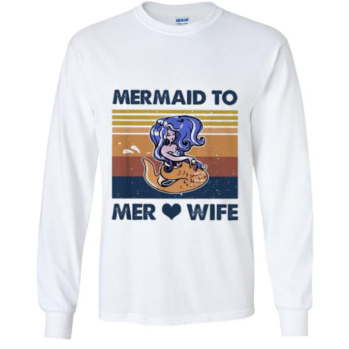 Premium Vintage Mermaid To Mer-Wife shirt