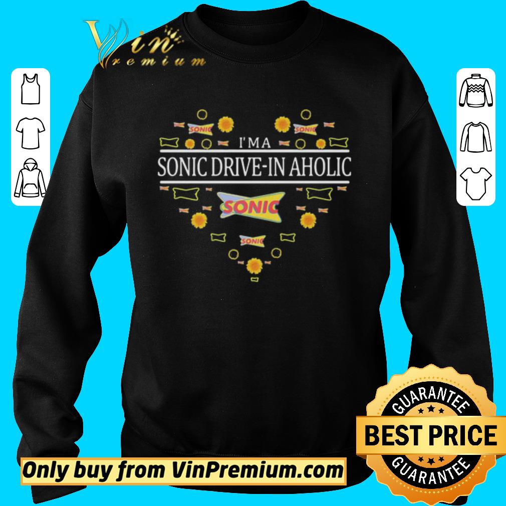 Hot I’m a sonic drive-in aholic heart shirt