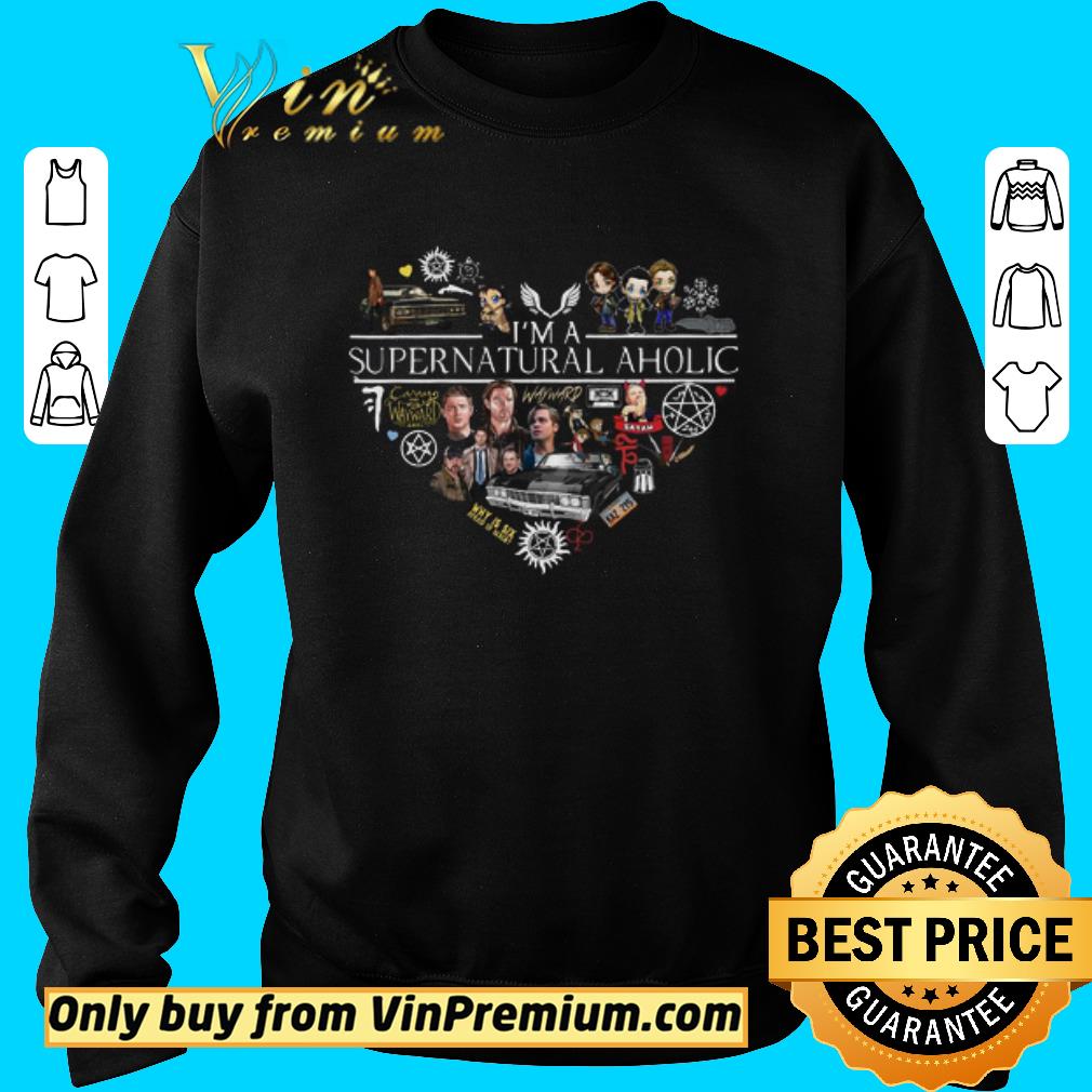 Awesome Heart I’m a Supernatural aholic shirt