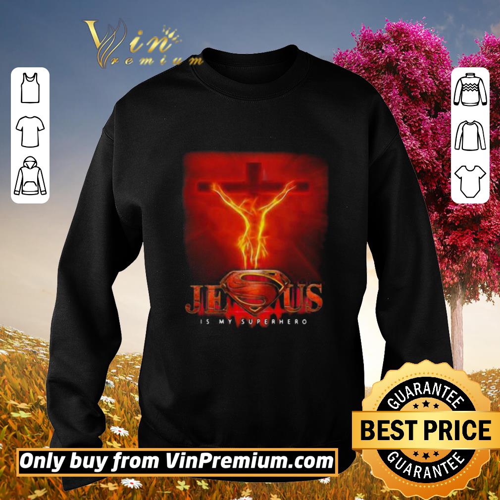 Awesome Jesus is my superhero fire shirt