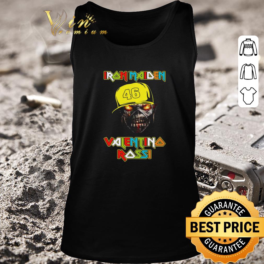 Hot Iron Maiden Eddie VR46 Valentino Rossi shirt 2 Hot Iron Maiden Eddie VR46 Valentino Rossi shirt 2