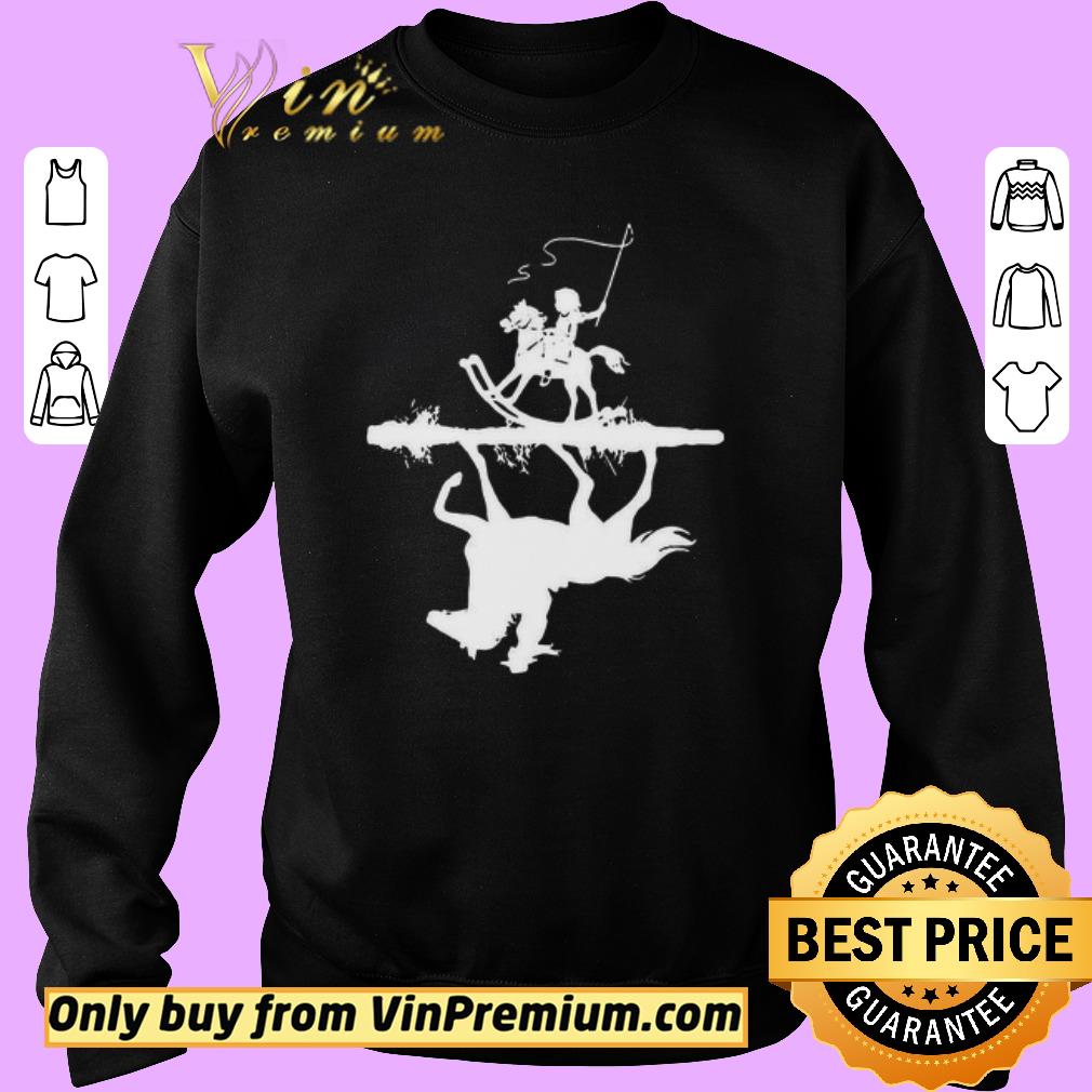 Awesome Funny Horse Girl Shadow shirt