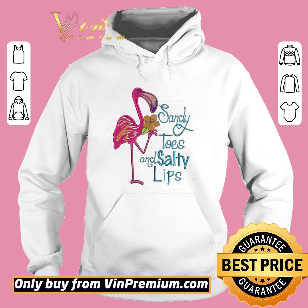 Pretty Flamingo Sandy Toes And Salty Lips shirt 2 Pretty Flamingo Sandy Toes And Salty Lips shirt