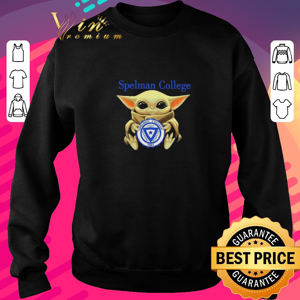 Awesome Baby Yoda Hug Spelman College Star Wars shirt
