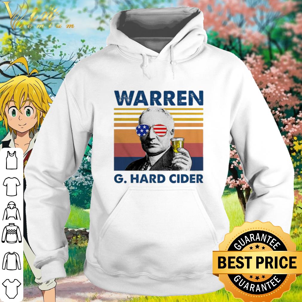 Cool Vintage Warren G. Hard Cider 4th Of July Independence Day shirt