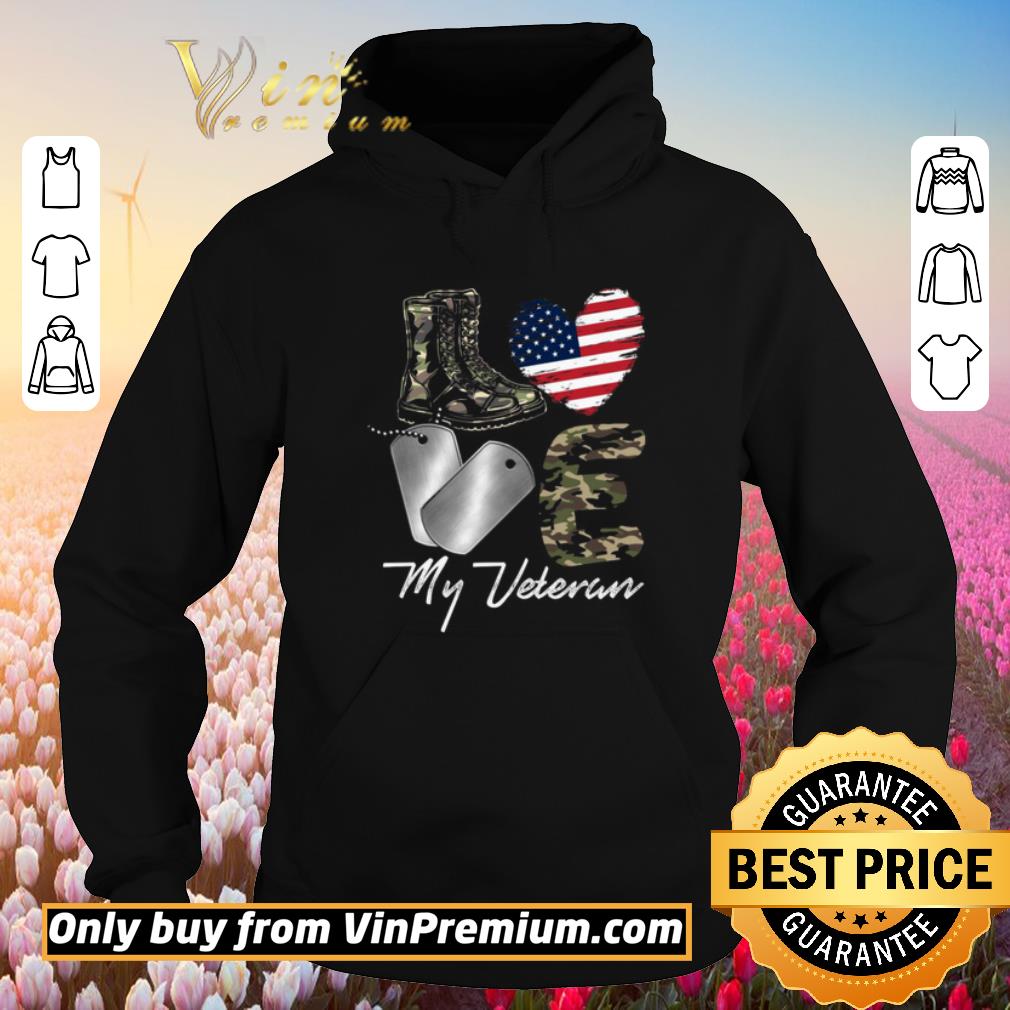 Nice I Love My Veteran My Veteran My Hero shirt 6 Nice I Love My Veteran My Veteran My Hero shirt
