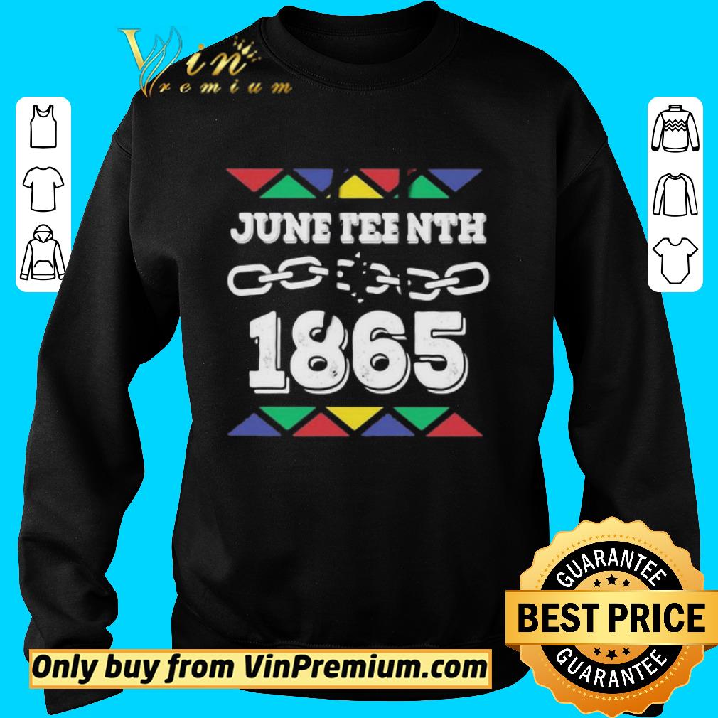 Pretty Juneteenth 6 19 1865 independence day shirt