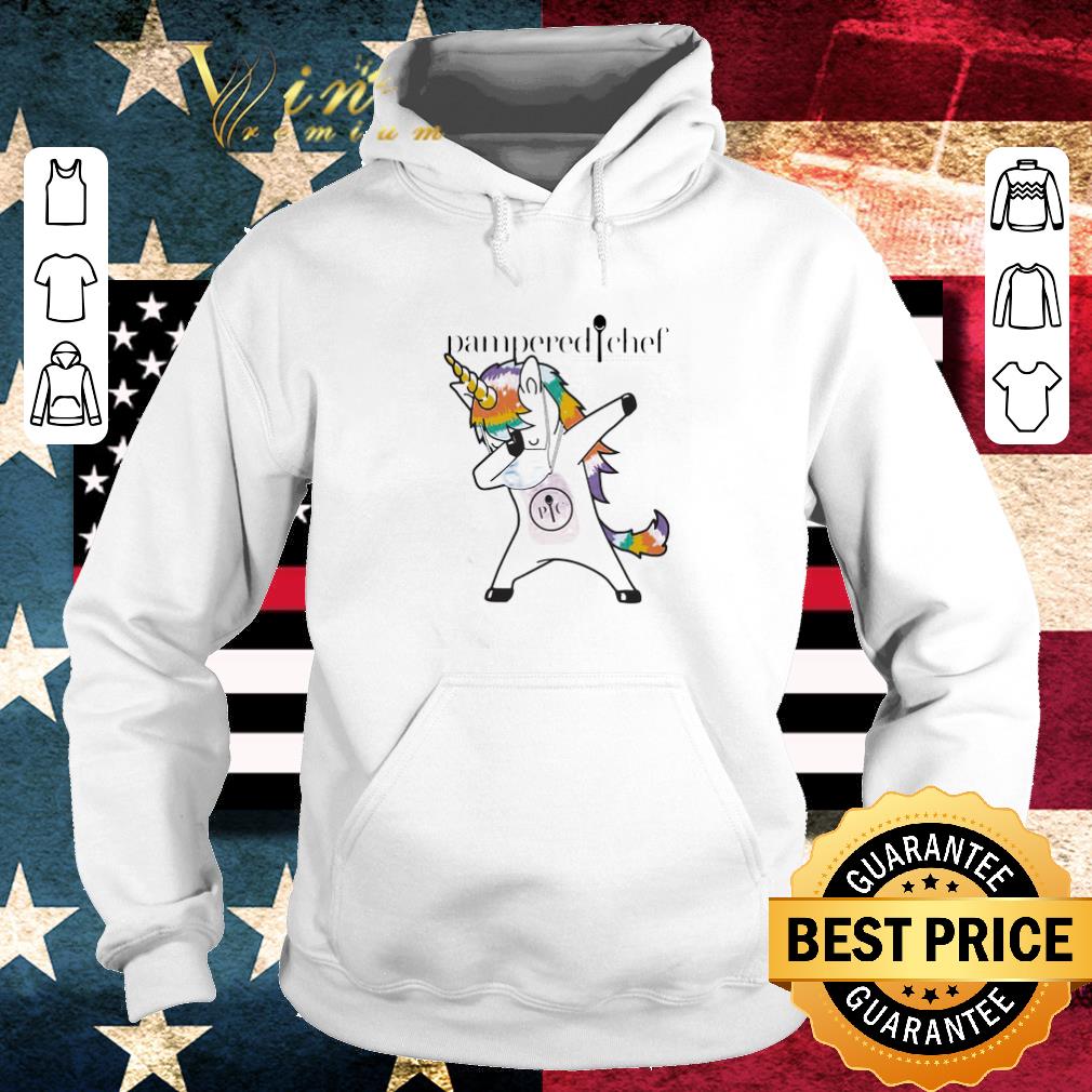 Official Dabbing unicorn mask pampered chef logo coronavirus shirt