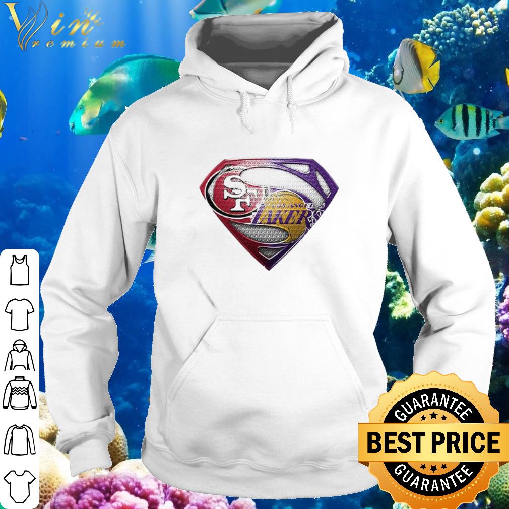 Nice Superman San Francisco 49ers And Los Angeles Lakers shirt 6 Nice Superman San Francisco 49ers And Los Angeles Lakers shirt