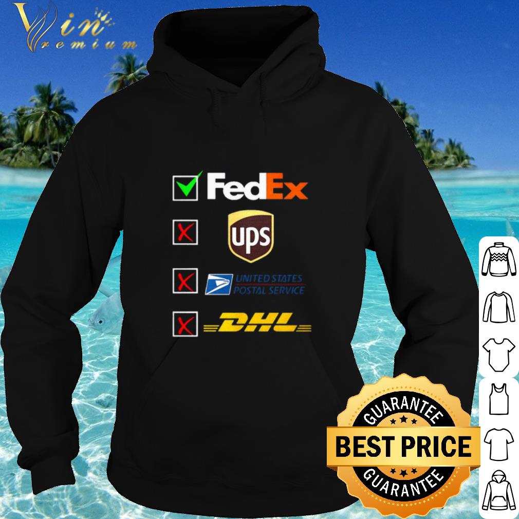 Top FedEx Ups United States postal service DHL shirt 2 Top FedEx Ups United States postal service DHL shirt