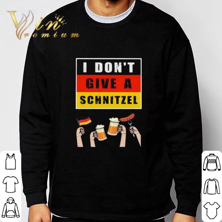 I Don’t Give A Schnitzel Germany Flag shirt