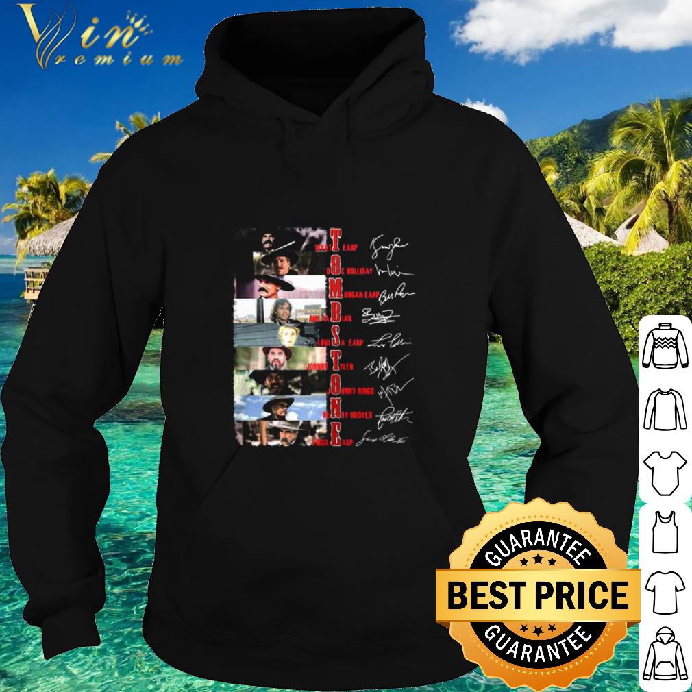 Nice Tombstone Film Characters Signatures shirt 2 Nice Tombstone Film Characters Signatures shirt